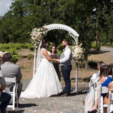 Wedding at Alexander Valley Hall in Alexander Valley, Sonoma County CA